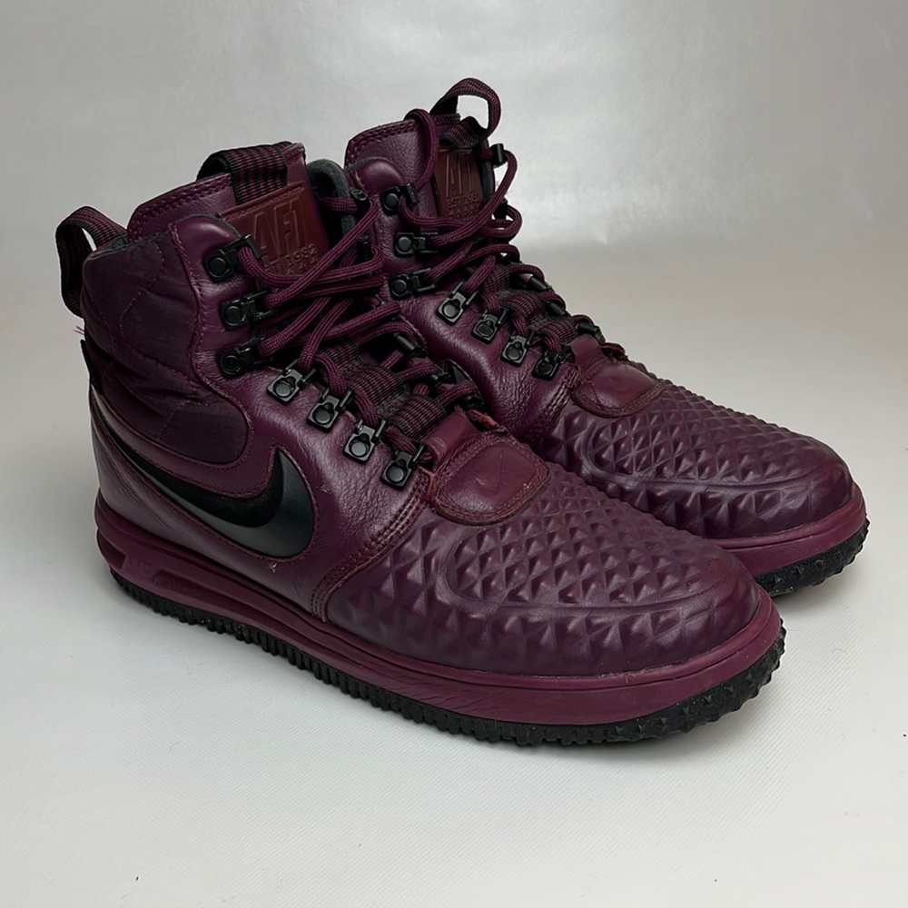 Nike Lunar Force 1 Duckboot ‘Burgundy 8.5 Mens